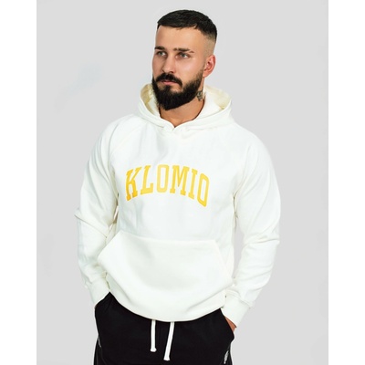 Klomio Mikina s kapucňou VARIED biela