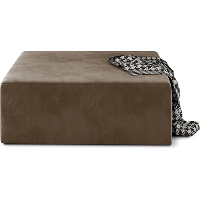 Taburet Kelim Drevo tmavohnedé PUFA_KELIM ELTAP