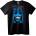 NOONEBRAND Тениска Синя жътварска skull - M, White