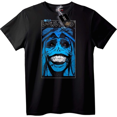NOONEBRAND Тениска Синя жътварска skull - M, White