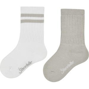 Sterntaler Детски спортни чорапи Sterntaler Kids' Socks DP Coolmax Ribbed Sports socks - Hellgrau Melange - размер 27-30 (EU) (201-9300-0114)