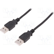 Assmann AK-300101-018-S USB 2.0 USB A vidlice, z obou stran niklovaný, 1,8m