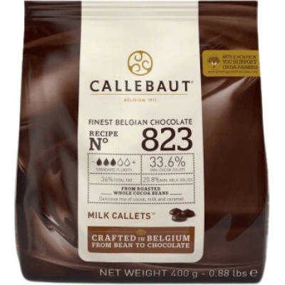 Callebaut Čokoláda mliečna 33,6% 400g
