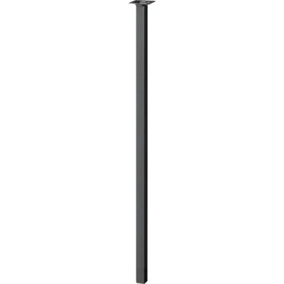 Stolová noha Tarrox štvorcová 700 x 25 x 25 mm čierna