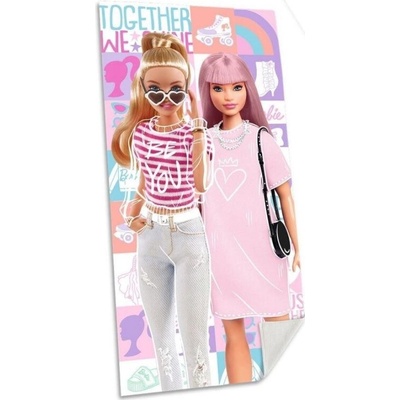 Euroswan Osuška Barbie ručník Barbie 70 x 140 cm