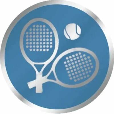 Emblém 25mm "Padel" zlatý 1062515