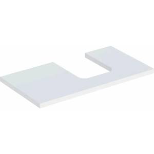 Geberit Умивалник Geberit One за плот с десен изрез 90 см, матово бял (505.313.00.2)