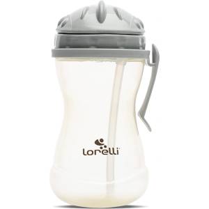 Lorelli Спортна бутилка с дръжка Lorelli - 360 ml, Grey & Yellow (10230090006)