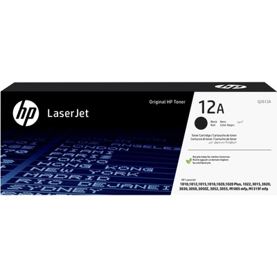 HP Тонер касета, HP 12A Black Original LaserJet (Q2612A)