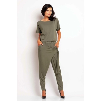 InfiniteYou Woman's Jumpsuit M106 kaki