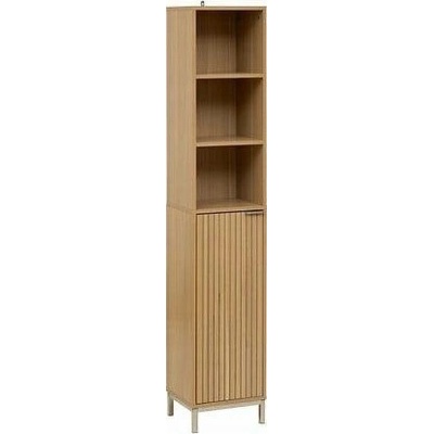 5five Simply Smart Úzký koupelnový regál TASSO sloupek, 33 x 28 x 168 cm hnědá