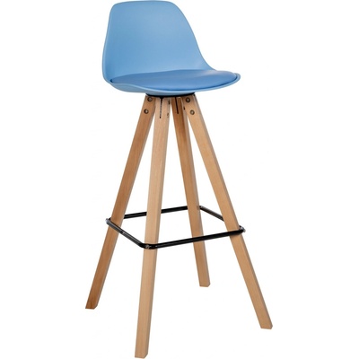 Design-Shop Corbin koženka modrá / Square natura