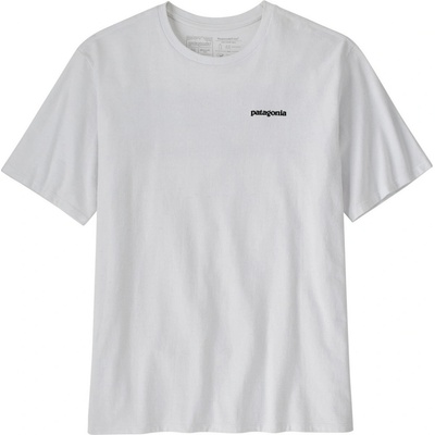 Patagonia pánske P-6 Logo Responsibili Tee biele