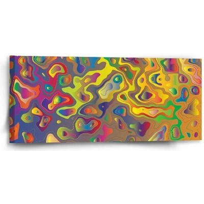 Sablio Obraz Barevné skvrny - 110x50 cm