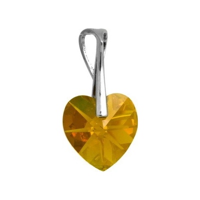 iŠperky Strieborný prívesok srdiečko Swarovski ID|108388