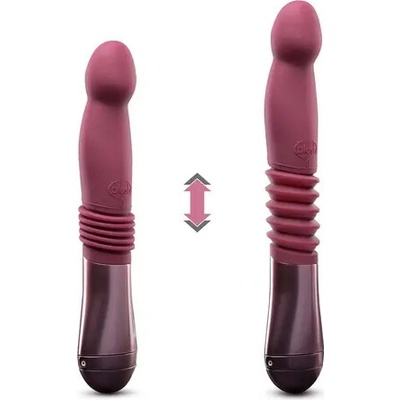 Blush Temptasia Trixie Thrusting Dildo Wine Klasický pulzující