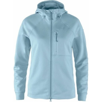 Fjallraven Abisko Grid Fleece Hoodie W BREEZE BLUE