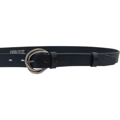 Penny Belts dámský kožený opasek 63 černý
