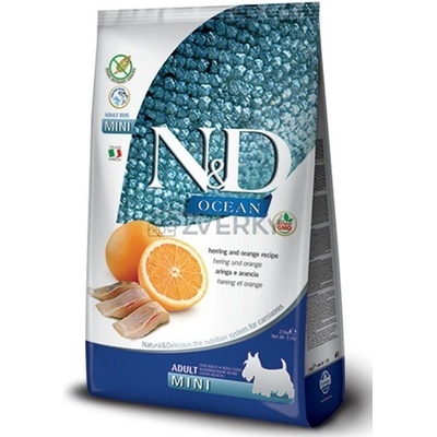 N&D Dog Ocean Adult Mini Herring & orange 7 kg