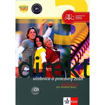Direkt neu 3 učebnica s pracovným zošitom a 2CD + prehľad nemeckej gramatiky SK edizion