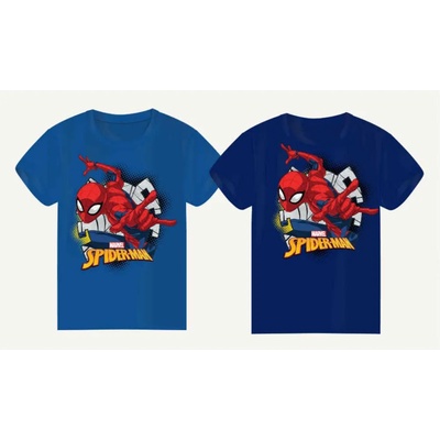 Setino Детска тениска с къс ръкав Spiderman светлосиня Размер - деца: 98