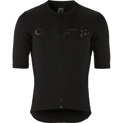 Craft Мъжка фланелка с къс ръкав за колоездене Craft Endur Logo Jersey Cycling jersey - Black - размер M (056-3976-0113)