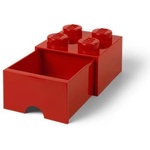 LEGO Кутия за съхранение с чекмеджета, LEGO "Brick", червена 40051730 (40051730)