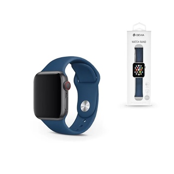 DEVIA Deluxe Series Sport каишка за Apple Watch 42mm / 44mm, Blue Horizon, силикон (ST324918) (ST324918)