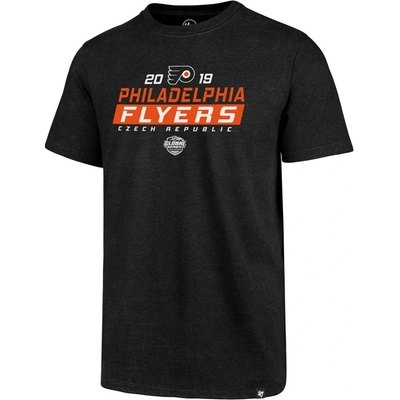 47 Brand Club Tee NHL Philadelphia Flyers GS19 černé