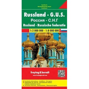 RUSKO/RUSSIA 1: 2 000 000, 1: 8 000 000 | Freytag-Berndt (ISBN: 9783850842372)