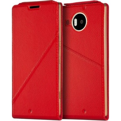 Microsoft Калъф за телефон Microsoft LUMIA 950XL FLIP COVER RED (950XLFTRWN)