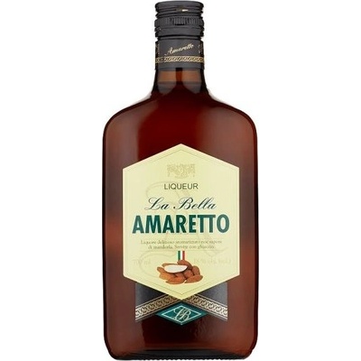 Amaretto La Bella 18% 0,7 l (čistá fľaša)