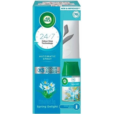 Air Wick Ел. машинка + пълнител 250мл - Spring delight (627)