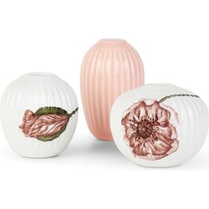 Kähler Design Комплект от 3 миниатюрни порцеланови вази Poppy Hammershøi - Kähler Design (693015)