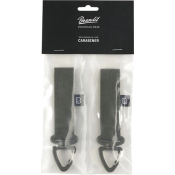 Brandit opasok s karabínou Molle Loop 2 Pack Olivová