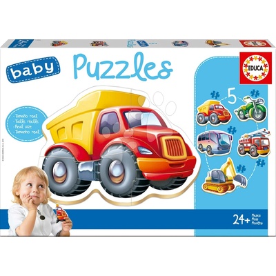 Educa Baby Vozidla 5v1 3-5 dielov