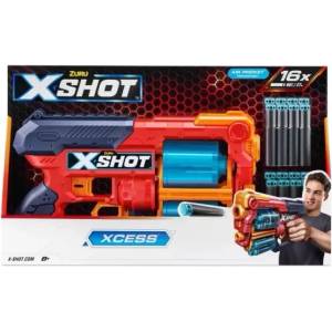 ZURU X-Shot: Xcess пянастрелно оръжие с 16 стрели (36436)