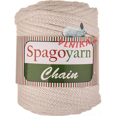 Spago Příze Chain Varianta: 102 smetanová