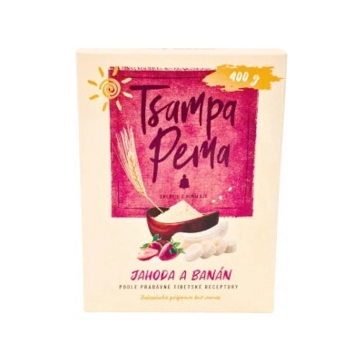 Tsampa Pema Jahoda a banán 400 g