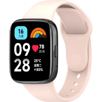 Xiaomi Barevný náramek na Redmi Watch 3 Active - světle růžová WSRW3ARS