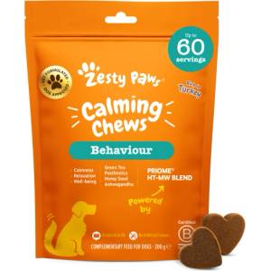 Zesty Paws Calming Chews (60 бр. ) - функционална хранителна добавка за кучета за спокойствие и комфо (12440)