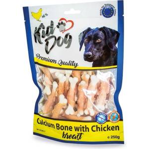 KIDDOG Пилешки гърди на калциева кост 250 г