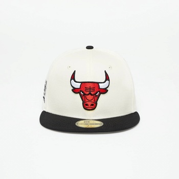 New Era Chicago Bulls Championships 59Fifty Fitted Cap Optic White/ Black