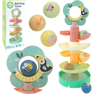 Woopie toys Guľôčková dráha a stavebnica pre najmenších