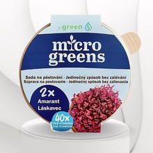 inGreen pěstební set microgreens bez zalévání - Amarant