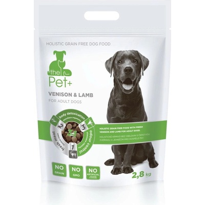 Pet+ 3v1 pes VENISON & LAMB Adult 2,8 kg