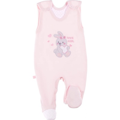 Ewa Klucze Dievčenské dupačky Newborn ružové