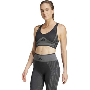 ADIDAS Спортен сутиен AEROKNIT Training Light Support Bra (JD7163)