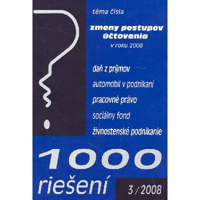 1000 riešení 3/2008 - Kolektív autorov