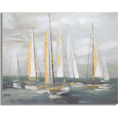 Mauro Ferretti Gold Boat obraz barevná/šedá